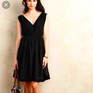 HD in Paris Lavana Black Gathered Waist Flowy Mini Dress